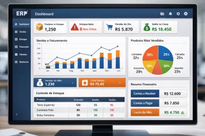 ERP para loja: como controlar estoque e vendas em um único sistema