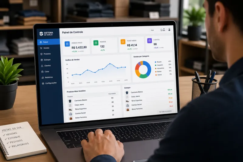 Sistema de Varejo: Você Ainda Controla Tudo no Papel? Veja Isso