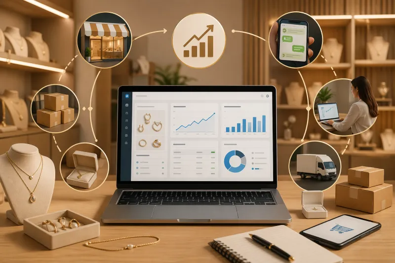 Sistema para loja de semi joias: guia completo para organizar e escalar suas vendas