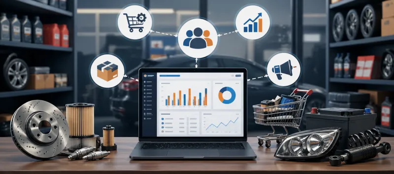 Estratégias de Marketing para Lojas usando sistema para loja de auto peças