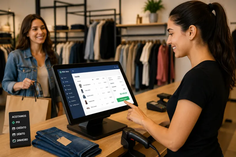 PDV Web para Lojas de Roupas: Principais Benefícios