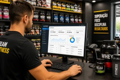 Sistema para Loja de Suplementos com Controle de Estoque e Vendas