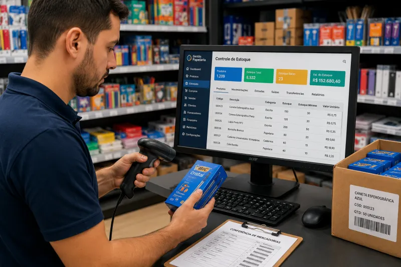 Sistema para Papelaria: Controle de Estoque Inteligente para Aumentar Vendas e Reduzir Perdas