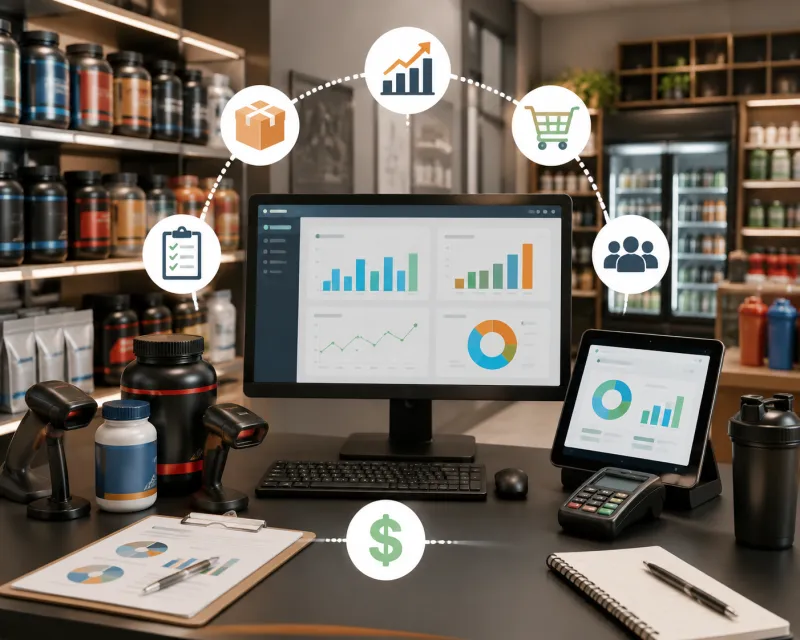 Sistema para Loja de Suplementos: Como Automatizar a Gestão e Vender Mais