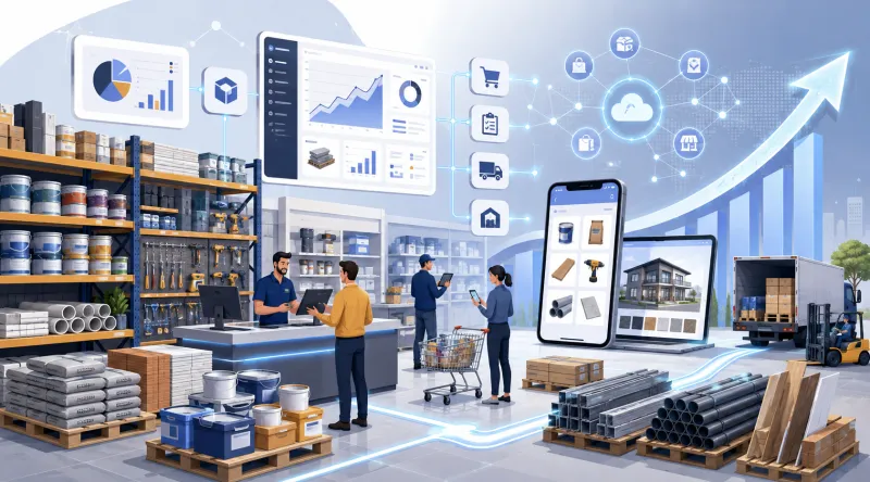 Como Melhorar as Vendas em uma Loja de Material de Construção Usando Tecnologia