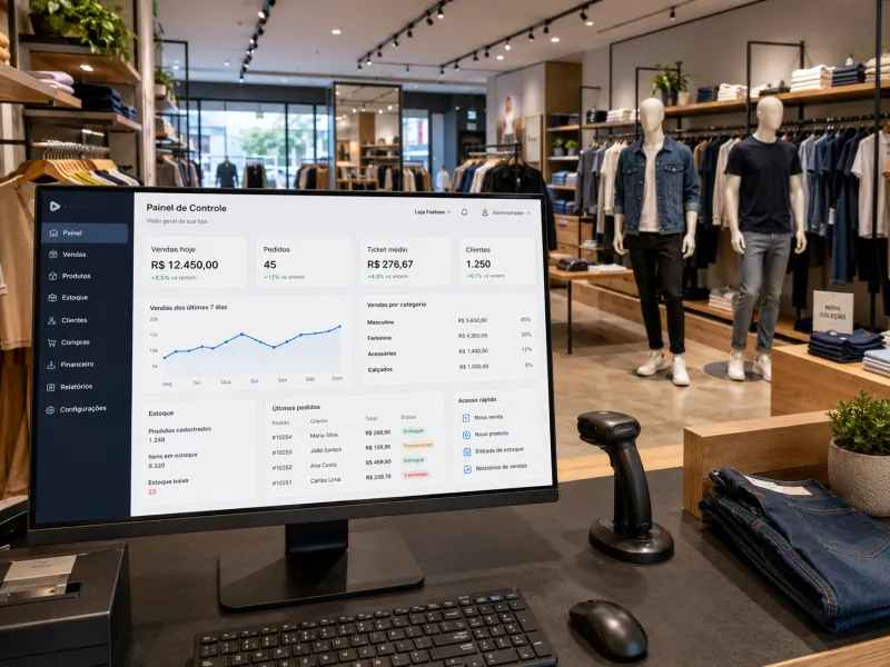 Sistema para Loja de Roupas: Controle Tudo em um Só Lugar