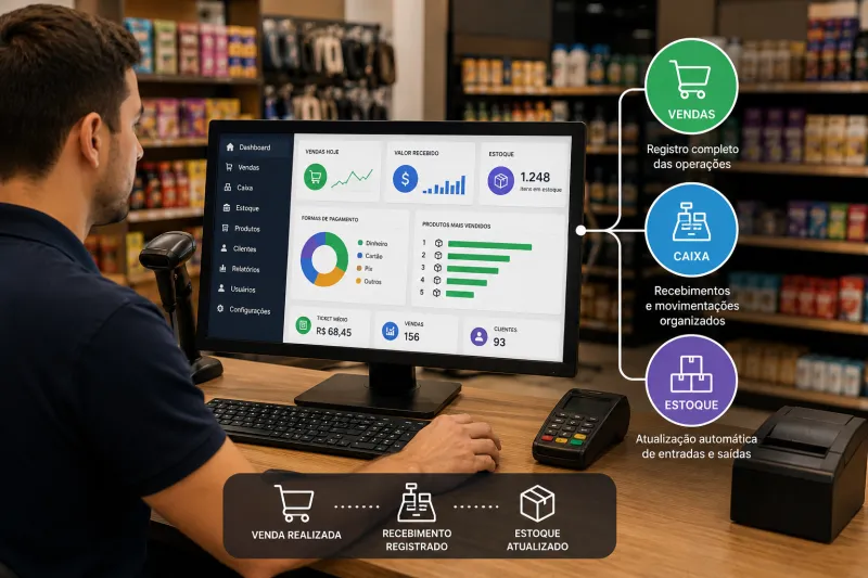 PDV Online: Como controlar vendas, caixa e estoque em um só sistema