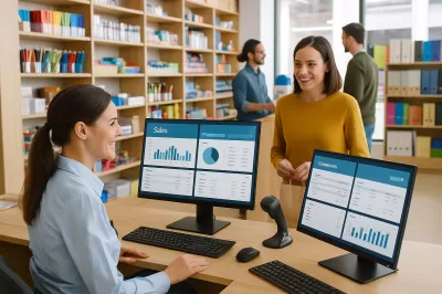 Como a Automação de Processos com Sistema para Papelaria Aumenta a Produtividade