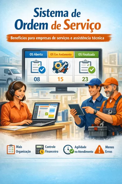 Sistema de Ordem de Serviço: principais benefícios para empresas de serviços e assistência técnica