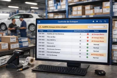 Sistema de Gestão para Oficina Mecânica e Estoque Automatizado