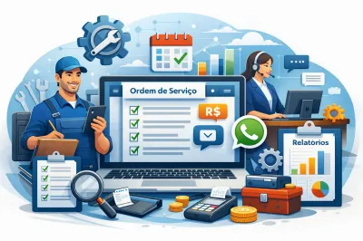 Como um programa para ordem de serviço assistência técnica aumenta a produtividade e reduz erros