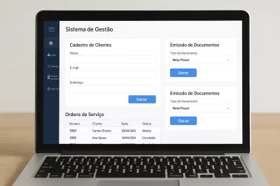 Emissão de Recibos e Notas Fiscais Diretamente Pelo Sistema para Assistência Técnica de Celular