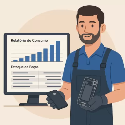 Gestão de Peças e Estoque de Celulares: Evite Desperdícios Com Um Sistema para Assistência Técnica de Celular