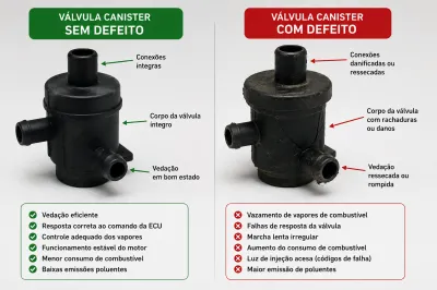 Sintomas de Válvula Canister com Defeito: Entenda Como Detectar a Falha