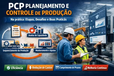 PCP Planejamento e Controle de Produção na prática: etapas, desafios e boas práticas para uma produção eficiente