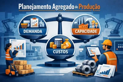 Planejamento Agregado de Produção na prática: como equilibrar demanda, capacidade e custos
