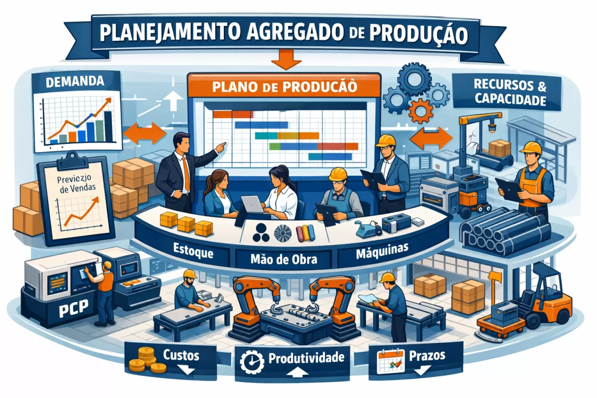 Planejamento Agregado de Produção: O Guia Prático para Reduzir Custos e Aumentar a Eficiência