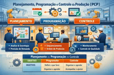 Programação de Produção PCP: O Guia Completo para Aumentar a Eficiência Industrial em 2026