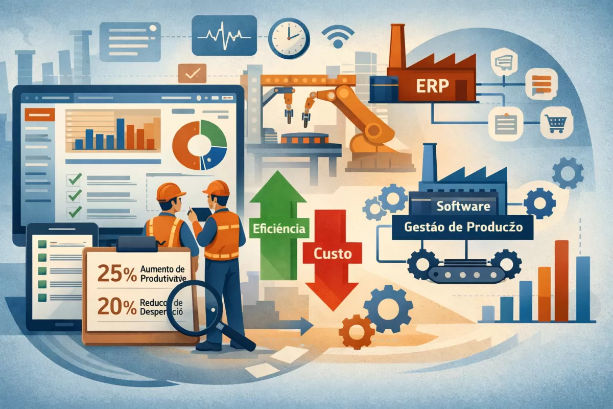 Como um software gestão de produção aumenta a eficiência na metalúrgica