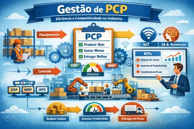Gestão de PCP: Guia Completo para Aumentar a Eficiência Operacional