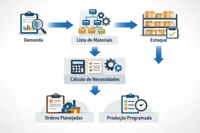 Planejamento das Necessidades de Materiais MRP: Tudo Que Você Precisa Saber