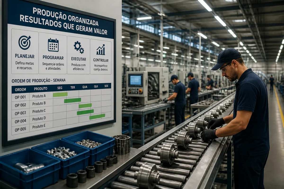 Programação de Produção PCP vs Planejamento: qual a diferença?