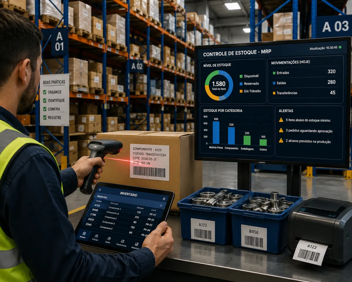 Como Funciona o Planejamento das Necessidades de Materiais MRP na Indústria Moderna