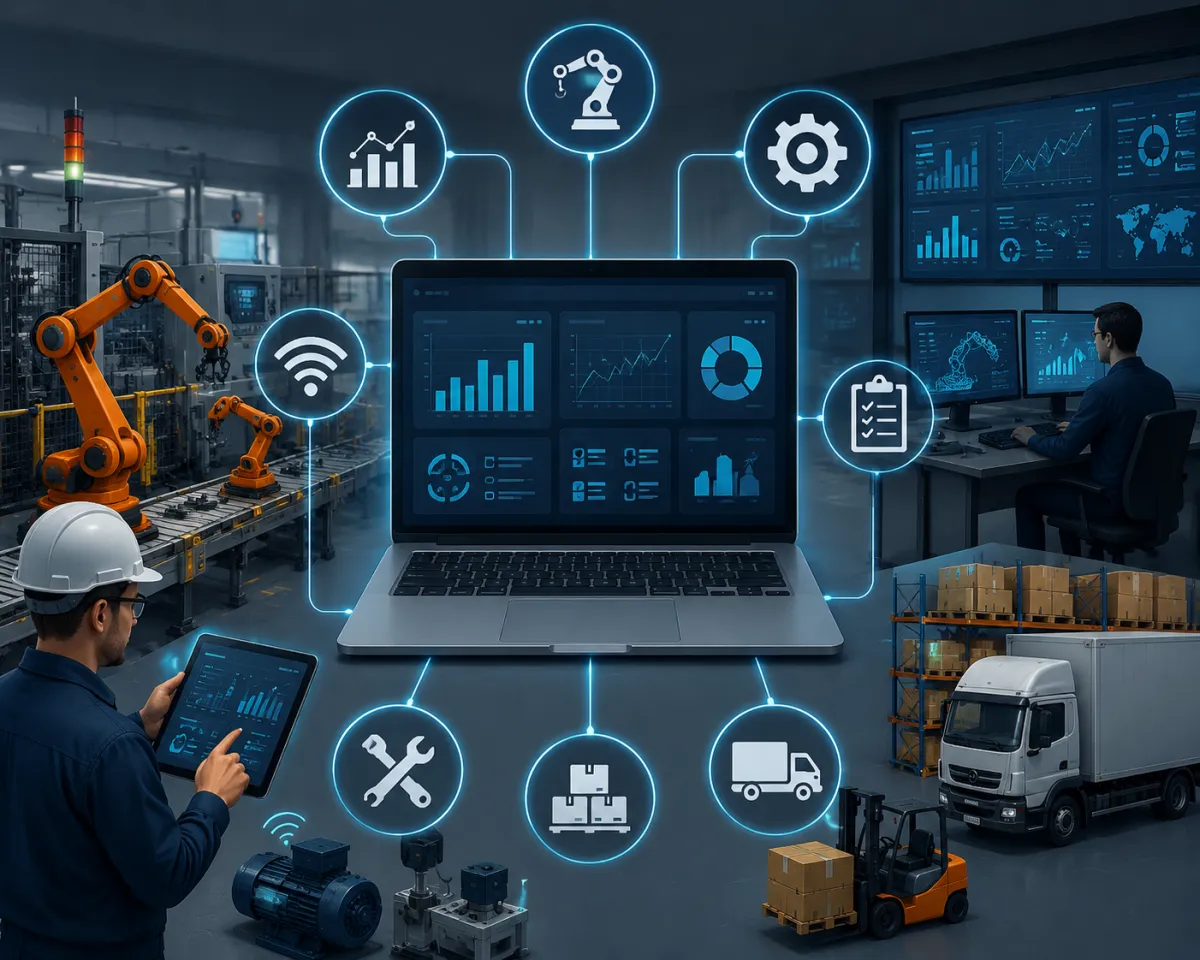Sistema ERP industria para automação industrial e redução de custos operacionais