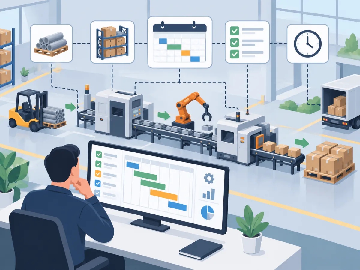 Programação da Produção: Como um Sistema PCP Facilita o Planejamento Industrial