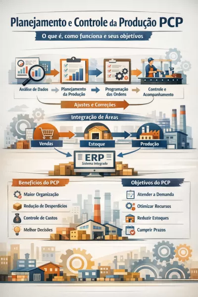 Planejamento e Controle da Produção PCP: o que é, como funciona e quais são seus principais objetivos