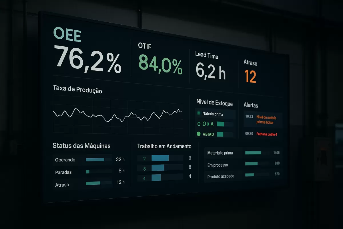 Sistema PCP e Controle de Estoque: como integrar, reduzir desperdícios e acelerar entregas