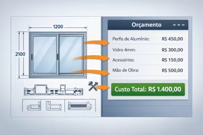 Automatize sua Serralheria: Sistema Serralheria Cálculo de Cortes de Esquadrias Orçamentos Integrados