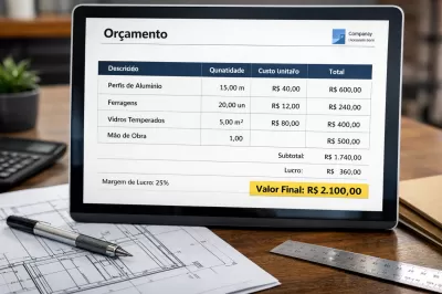 Chega de Erros! Sistema Serralheria Cálculo de Cortes de Esquadrias Orçamentos