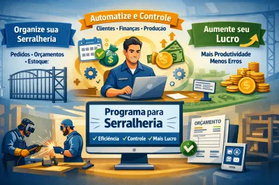 Programa para serralheria: 7 benefícios que vão aumentar seu lucro