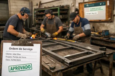 Sistema para serralheria integrado com WhatsApp: como fechar mais serviços sem perder clientes