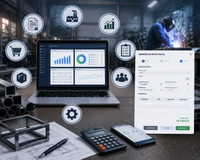 Melhor Sistema Emissor para Serralheria: Controle Financeiro e Fiscal Completo