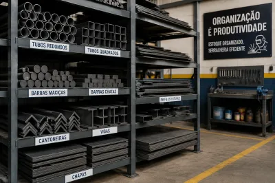 Sistema de Estoque de Produtos para Serralheria: Como Controlar Materiais e Reduzir Perdas