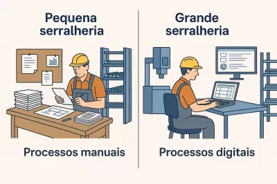 Como o Software para Serralheria Ajuda Pequenas Empresas a Competir com Grandes Concorrentes