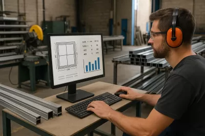Sistema Serralheria: Como o Cálculo de Cortes de Esquadrias e Orçamentos Automatizados Aumenta a Produtividade