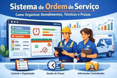 Sistema de Ordem de Serviço: Como Organizar Atendimentos, Técnicos e Prazos em um Só Lugar