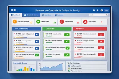 Como um Sistema de Controle de Ordem de Serviço Pode Dobrar Sua Eficiência