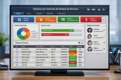 Sistema de Controle de Ordem de Serviço: como organizar atendimentos, equipes e prazos em um só lugar