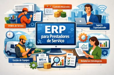 Como escolher o melhor ERP para prestadores de serviço em 2026 (Guia Completo)