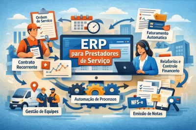 ERP para prestadores de serviço: como automatizar ordens de serviço e contratos