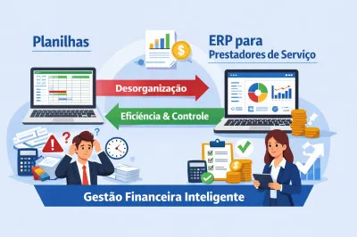 Como um ERP para prestadores de serviço ajuda a organizar financeiro e fluxo de caixa