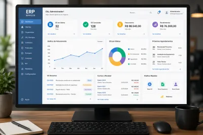 Como um ERP aumenta a produtividade em empresas de serviço