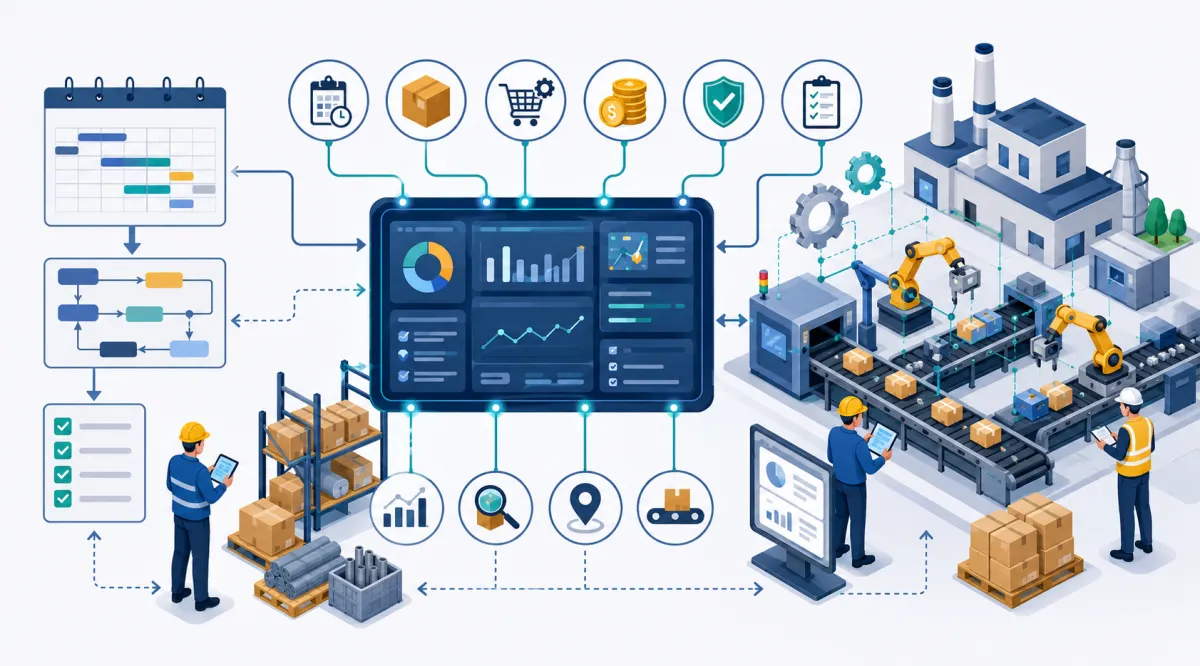 Sistema ERP para Indústria com PCP: Como Planejar e Acompanhar a Produção