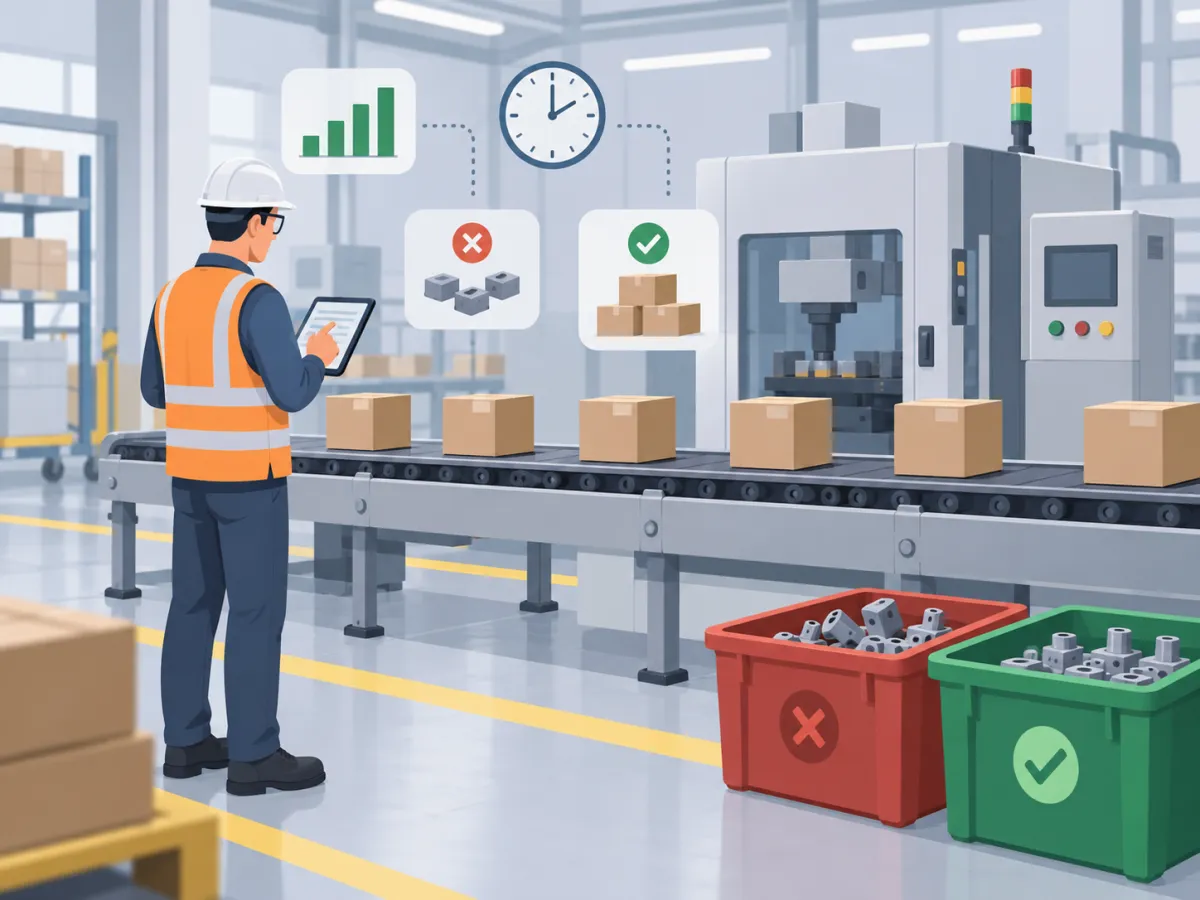 Apontamento de Produção: Como Registrar Quantidades, Perdas e Tempos
