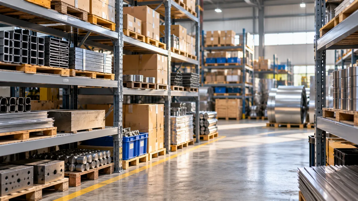 Armazém Industrial Organizado em Perspectiva
