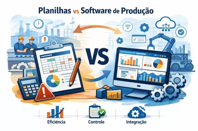Sistema para controle de produção: planilhas ou software? Qual é a melhor escolha para a indústria